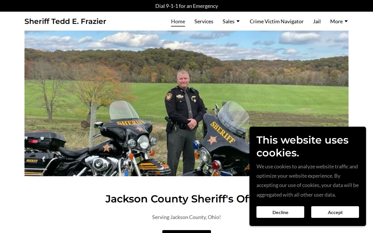 Jackson County criminal history Sheriff official site
